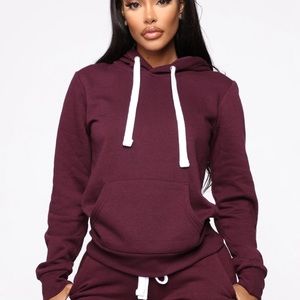 Relaxed Vibe solid hoodie
